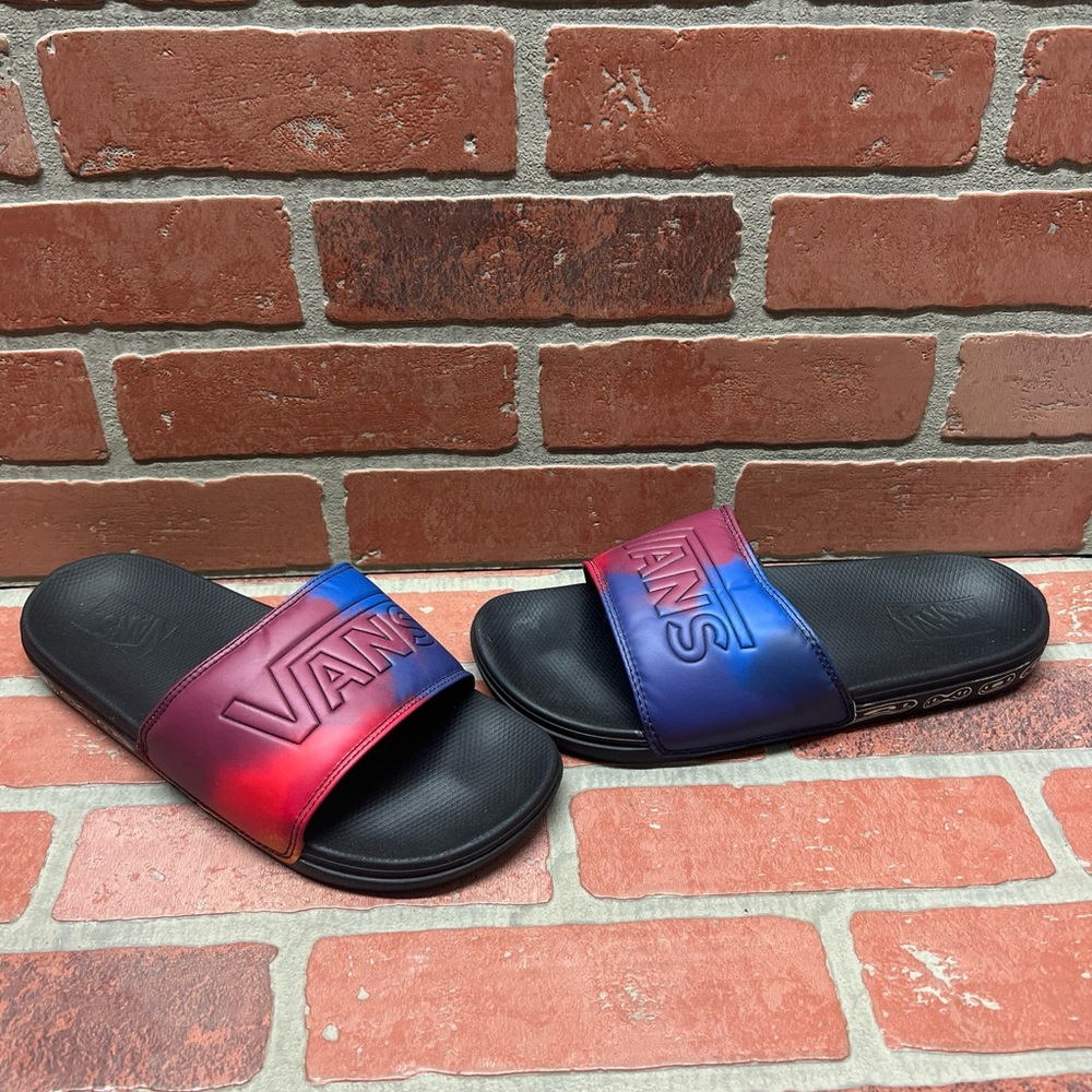 Vans ‘LA COSTA’ Multicolor/Black Slide Sandals Men’s Size 9